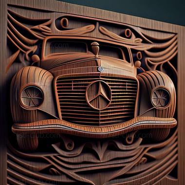 3D модель Mercedes Benz W166 (STL)